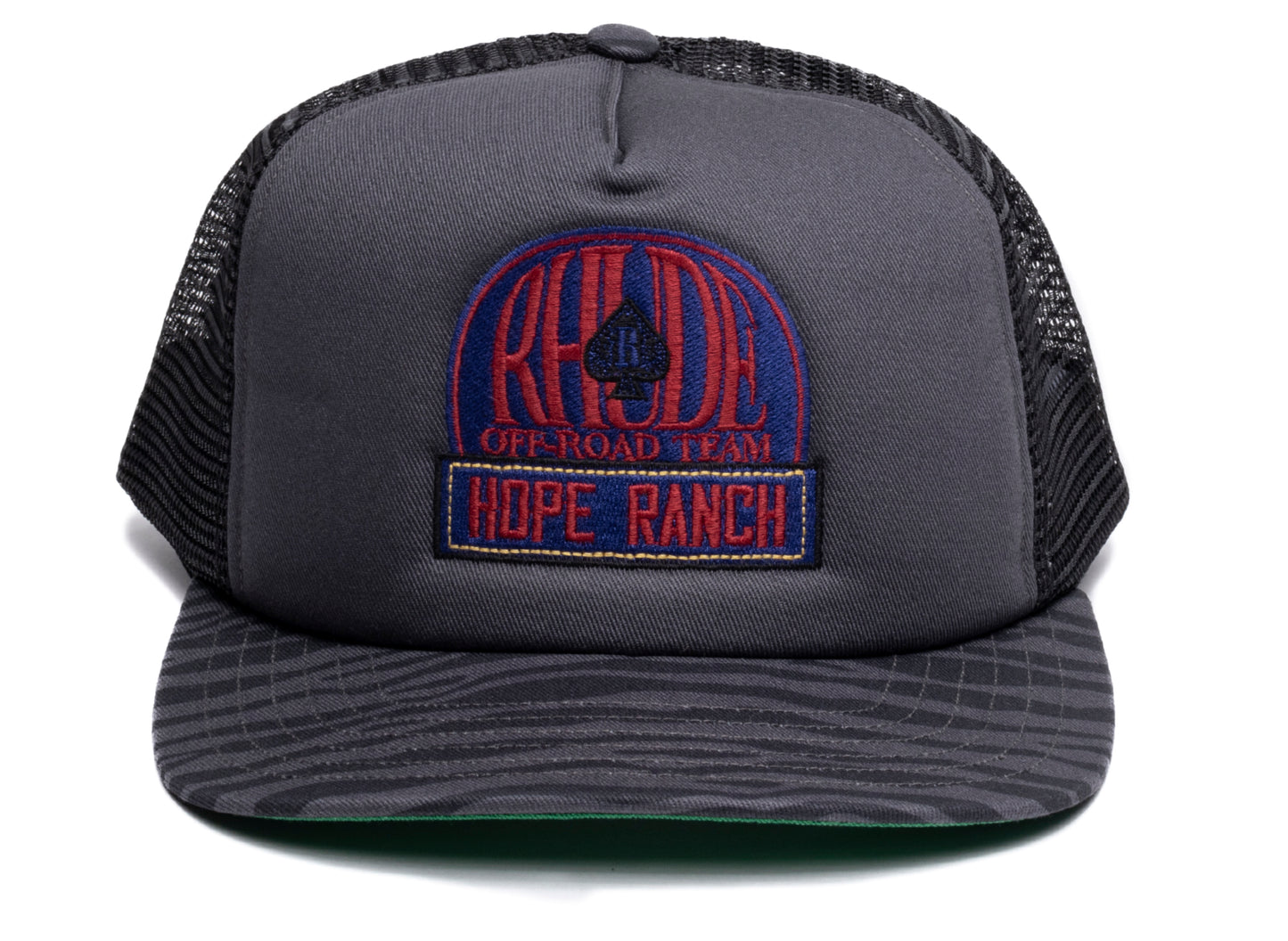 Gorra trucker con estampado de cebra de Rhude