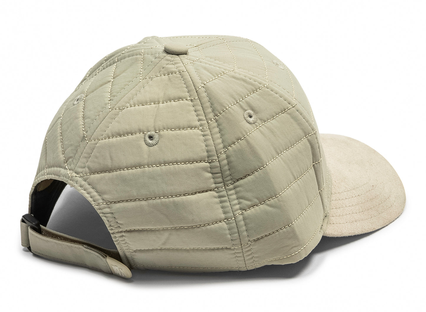 Gorra de béisbol Stampd Strapback de paneles en beige