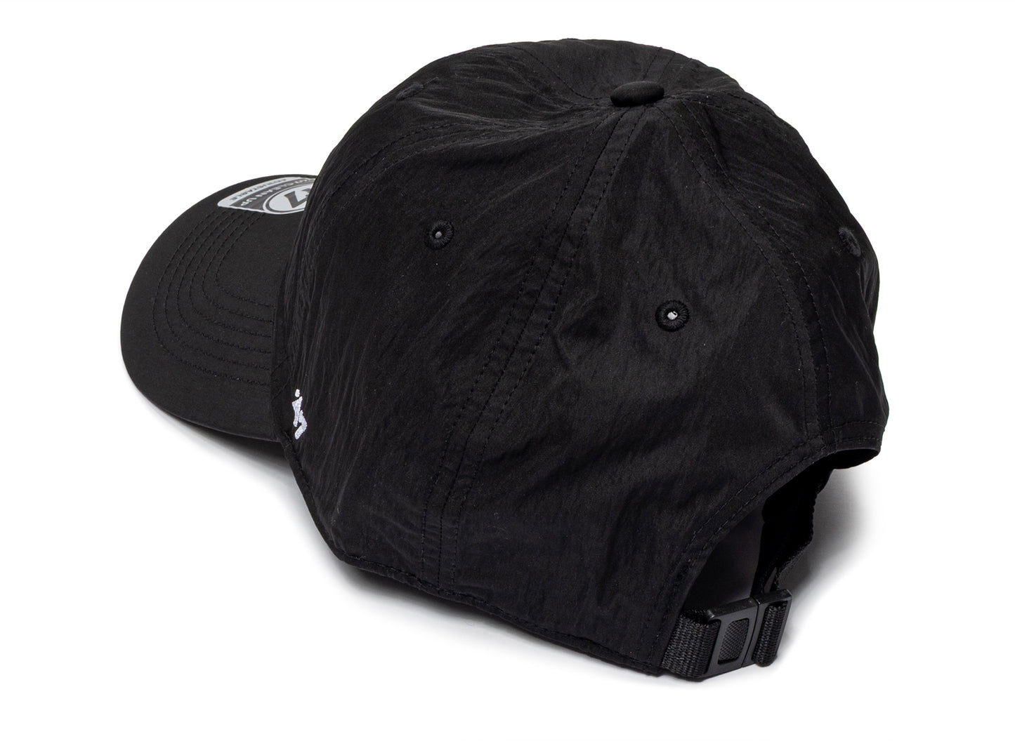 Gorra ajustable '47 Clean Up' de los Atlanta Braves en color negro con diseño psicodélico