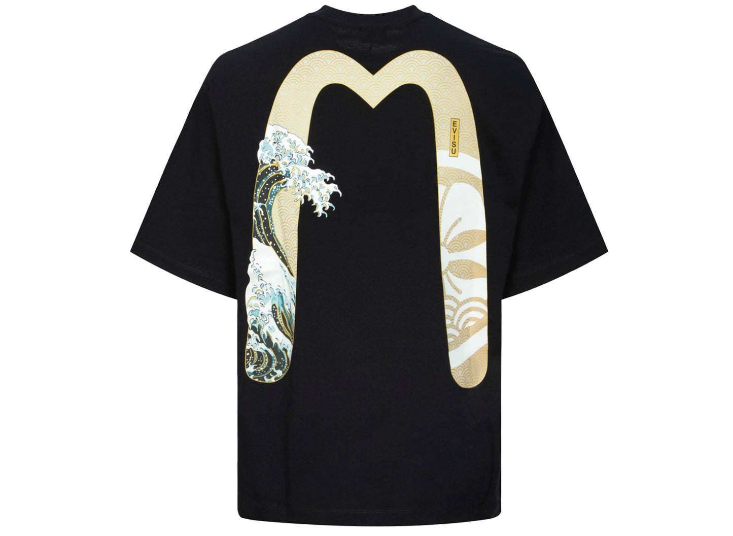 Evisu Kamon and the Great Wave Daicock Print Relaxed Fit T-Shirt