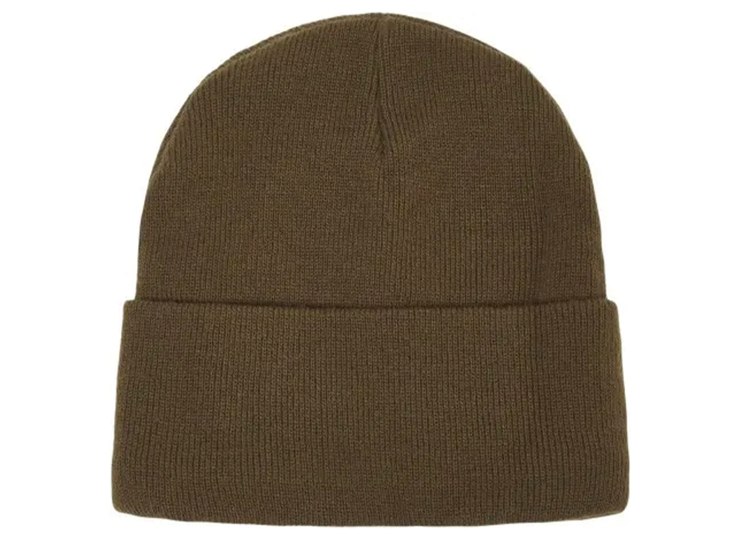 Oakley B1B Gradient Patch Beanie in Army Green, men's green knit beanie, view 2