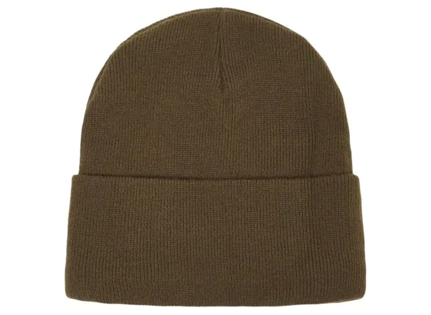 Oakley B1B Gradient Patch Beanie in Army Green, men's green knit beanie, view 2