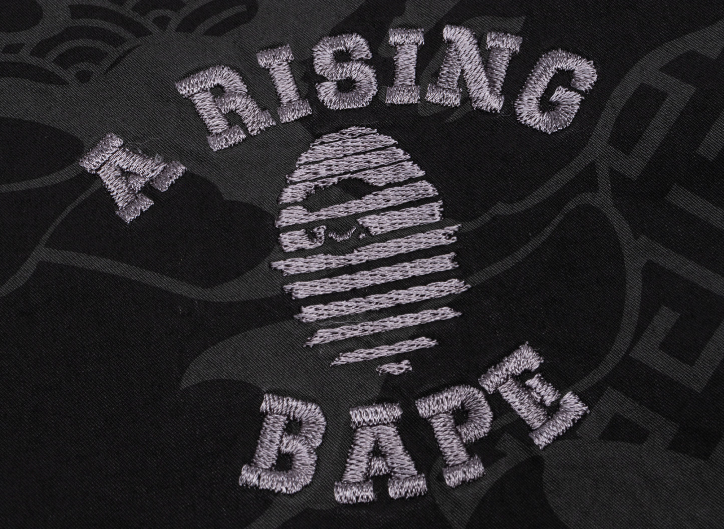 A Bathing Ape Asia Camo Zip-Jacke in Schwarz