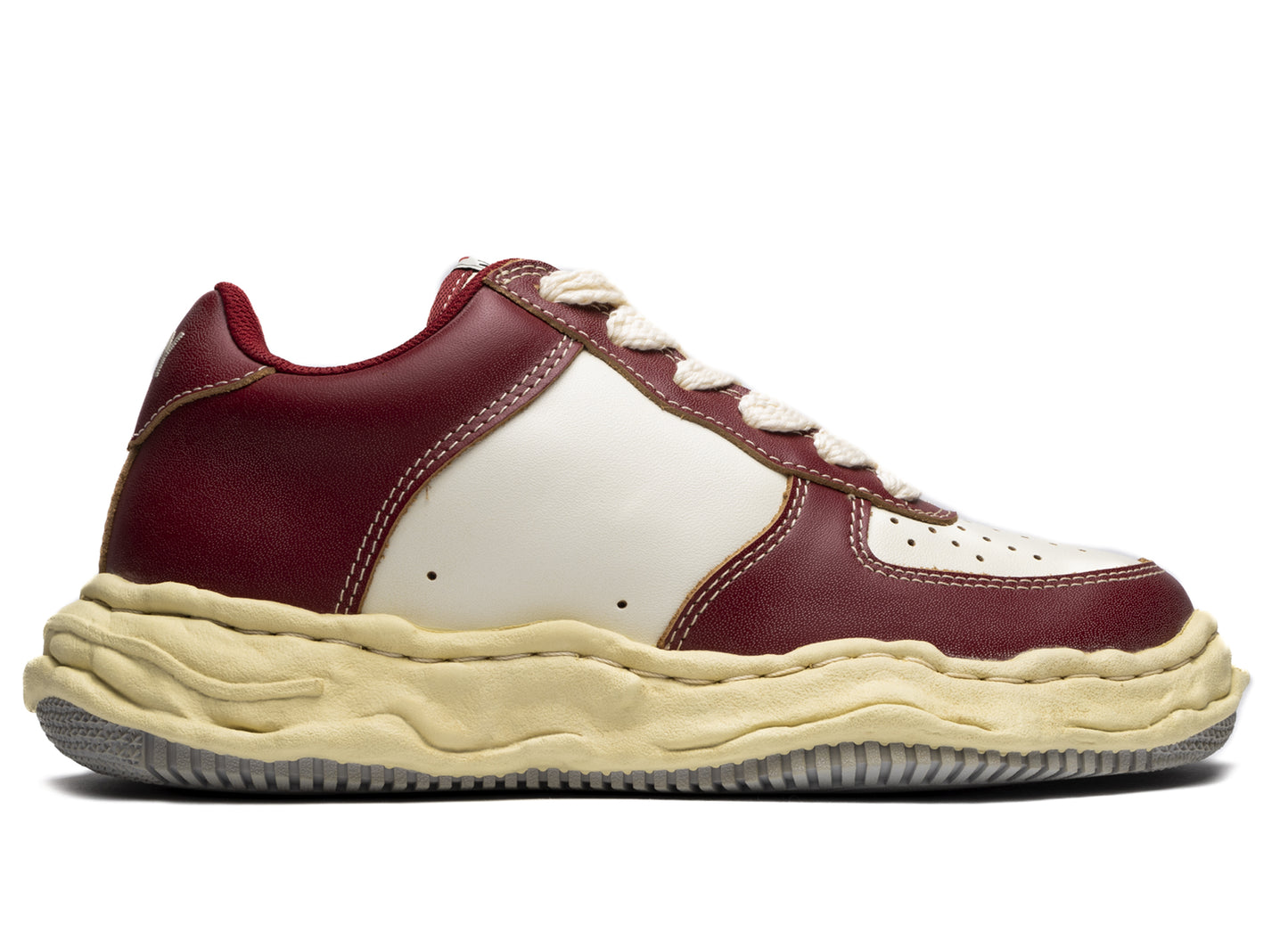 Maison Mihara Yasuhiro Leather Wayne Low 'Rojo/Blanco'