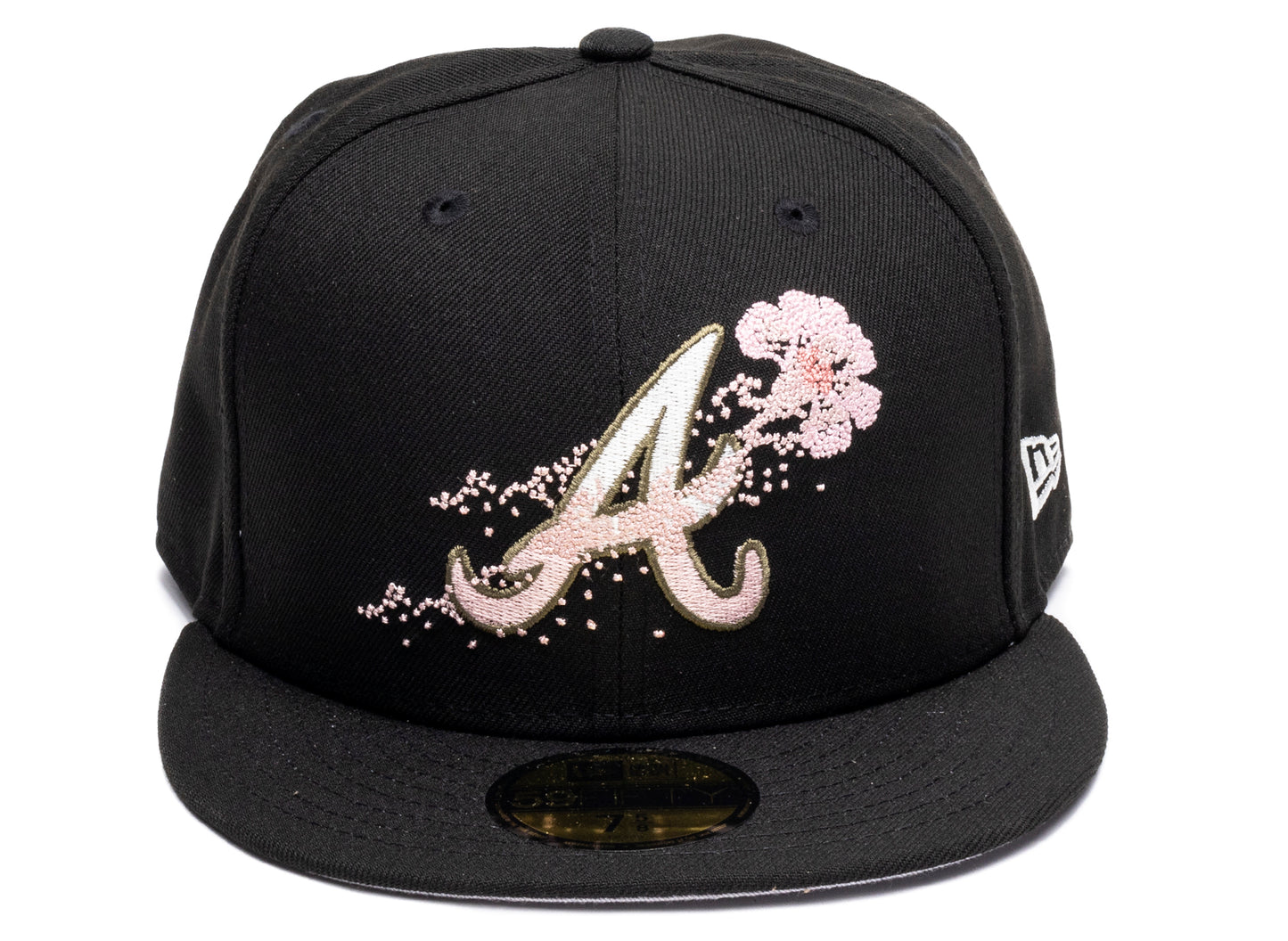 Gorra Ajustada New Era con Flores de Puntos de los Atlanta Braves