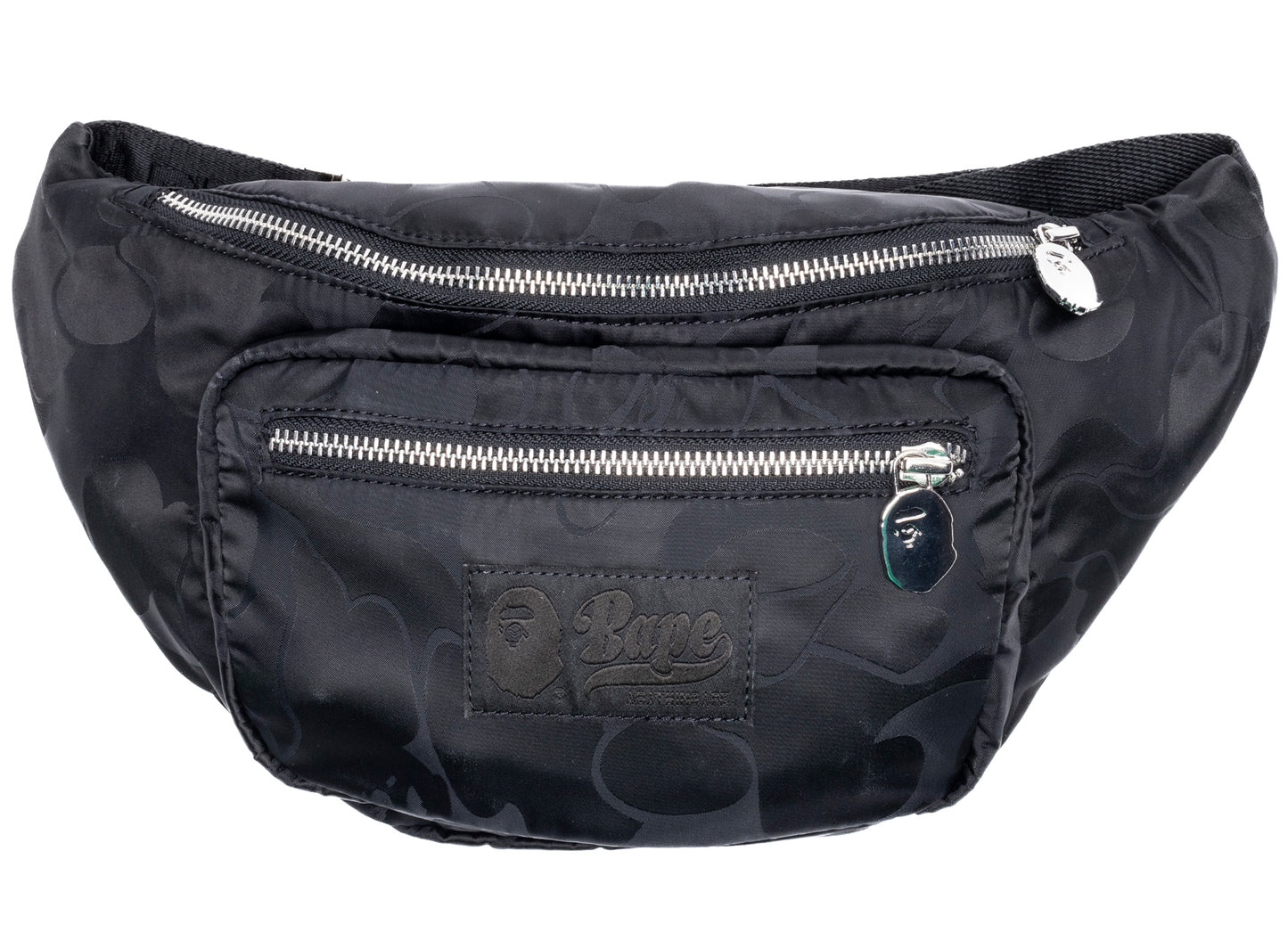A Bathing Ape Tonal Solid Camo Gürteltasche in Schwarz