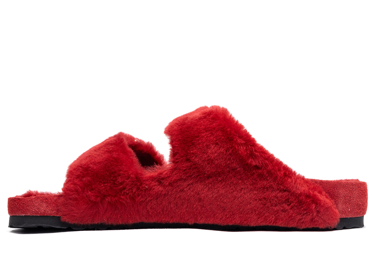 Birkenstock Arizona 1774 en rojo de piel de cordero