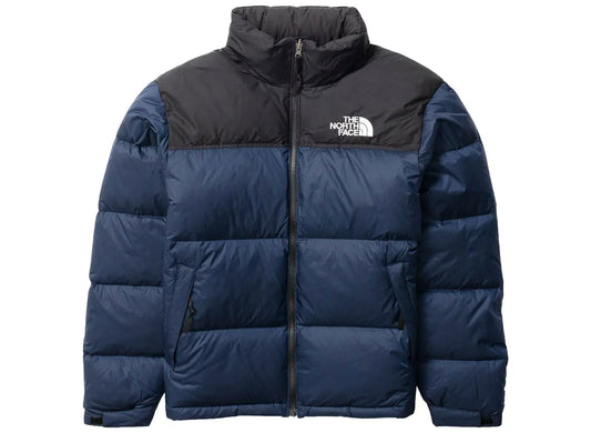 The North Face 1996 Retro Nuptse Jacket in Summit Navy and TNF Black, men's jacket