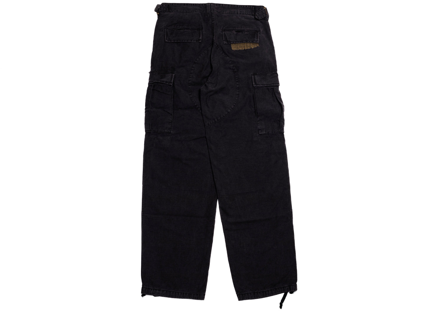 Mastercraft Union Midori Cargo Trouser in Black, men's black cargo pants, view 4