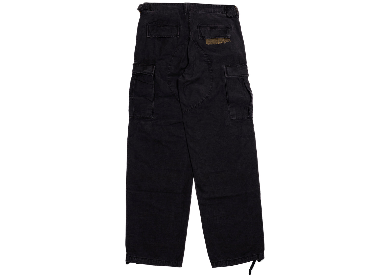 Mastercraft Union Midori Cargo Trouser in Black, men's black cargo pants, view 4