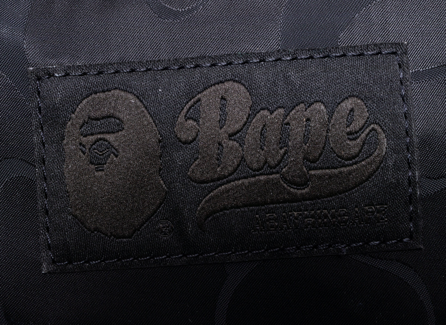 A Bathing Ape Tonal Solid Camo Gürteltasche in Schwarz