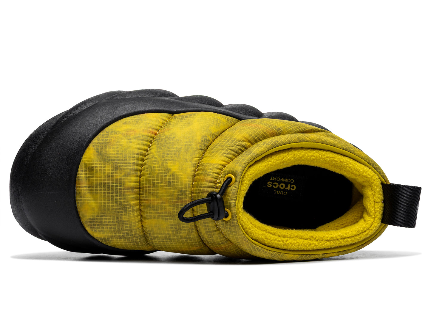 Crocs Overpuff Translucent Shorty in Citrine - Damaged