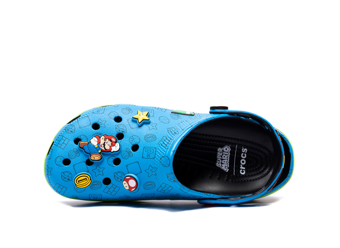 Toddler Crocs x Super Mario Classic Clog in multi-color, kids' molded slip-on clog, view 4