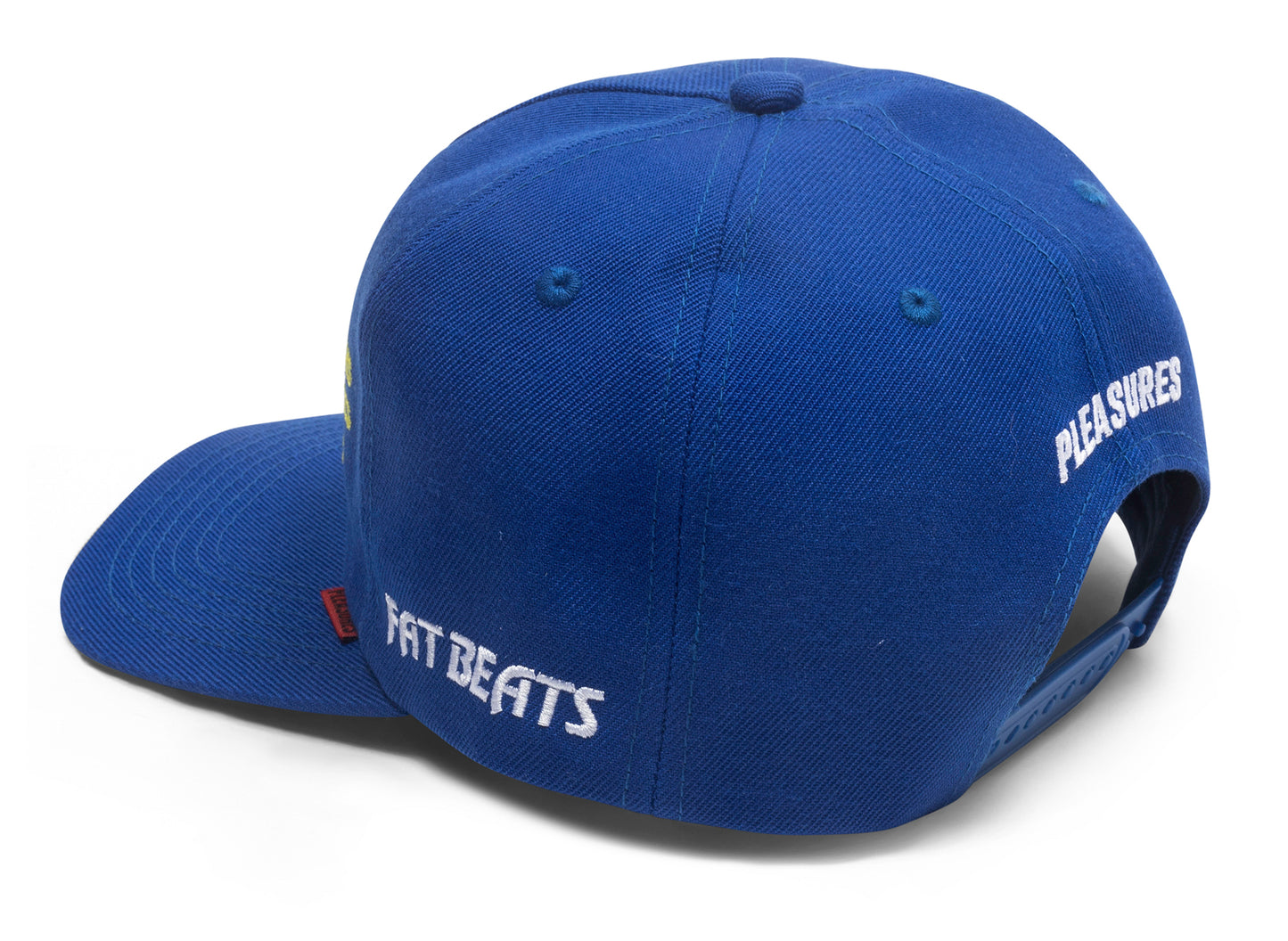 Pleasures x Fat Beats Sections Snapback in Royal