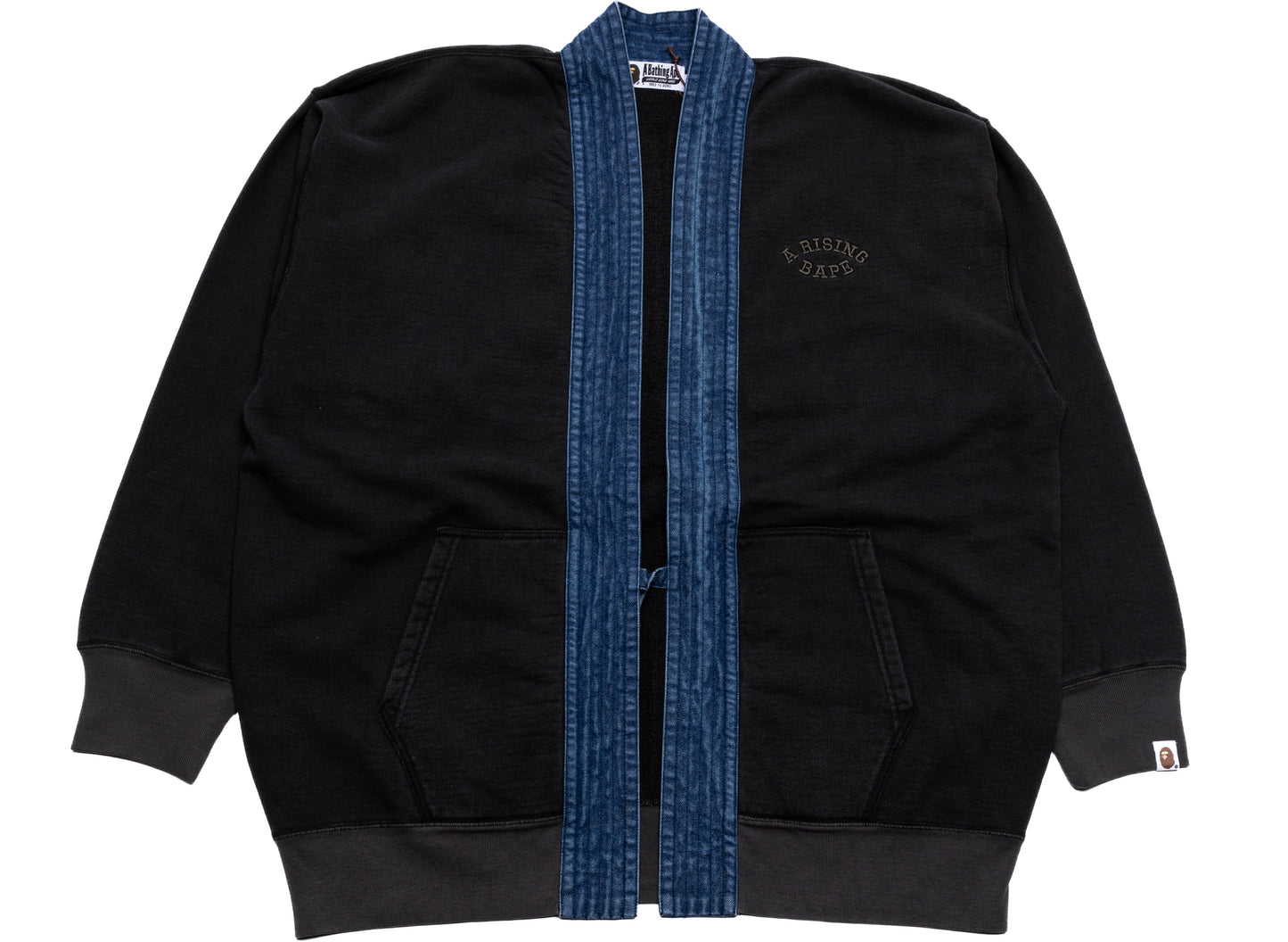 A Bathing Ape Rising Bape Hanten Jacke in Schwarz