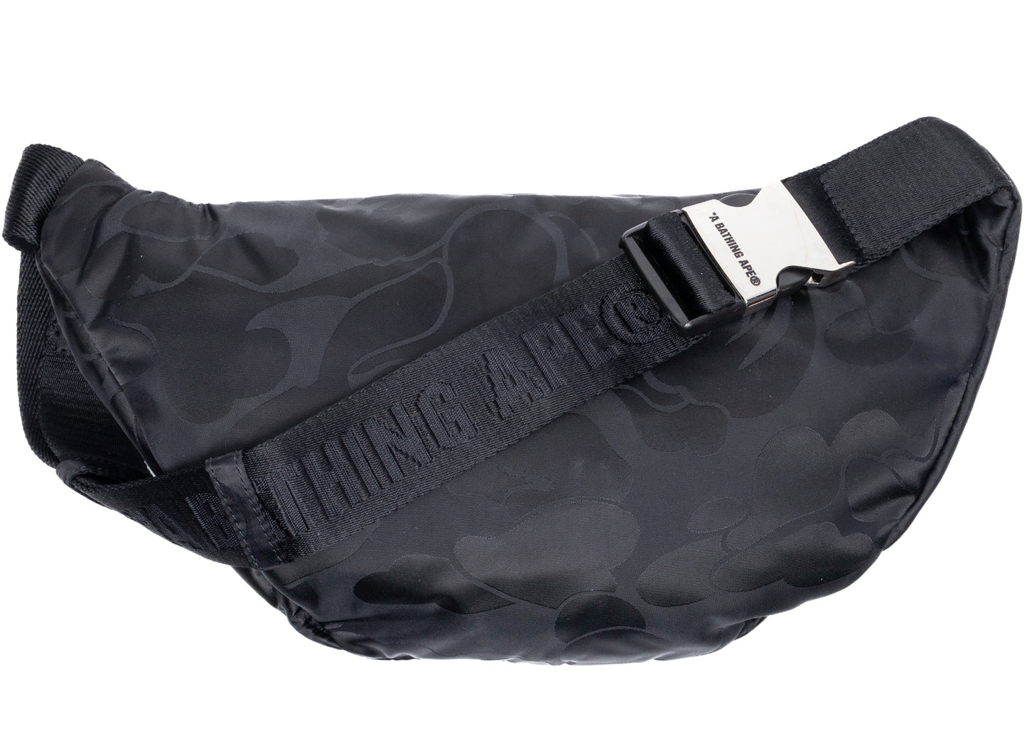 A Bathing Ape Tonal Solid Camo Gürteltasche in Schwarz