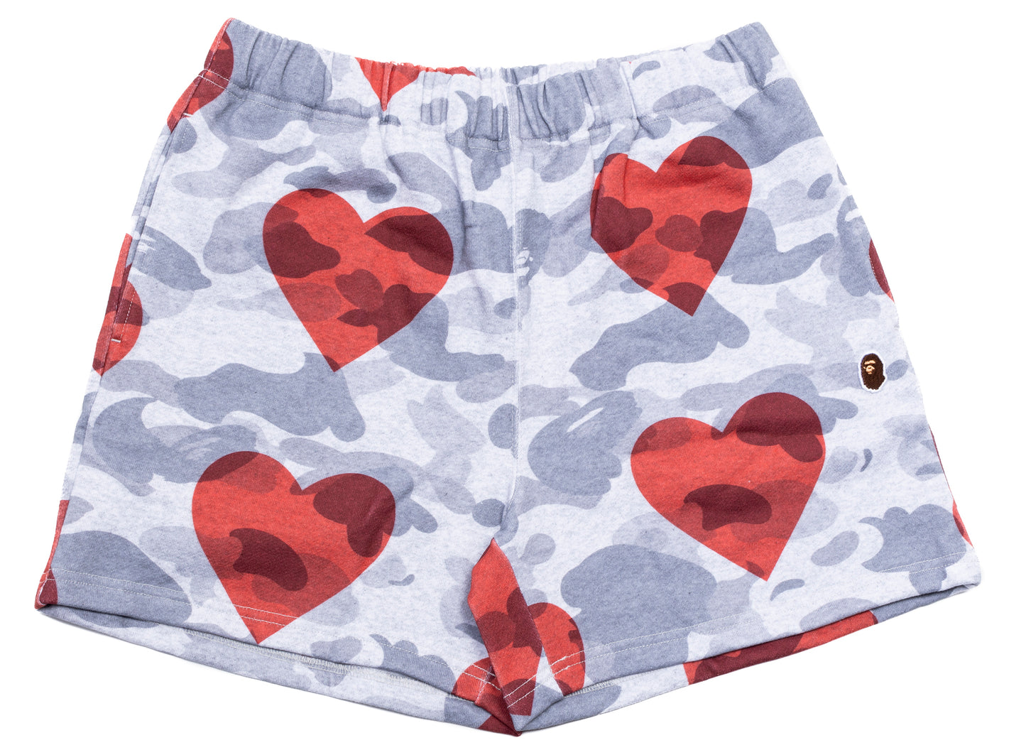 Pantalón Corto de Felpa "I Love Bape" A Bathing Ape para Mujer