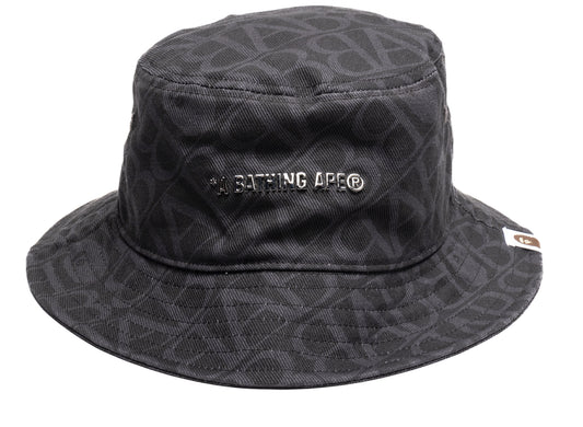 Gorro de pescador de pana con monograma A Bathing Ape