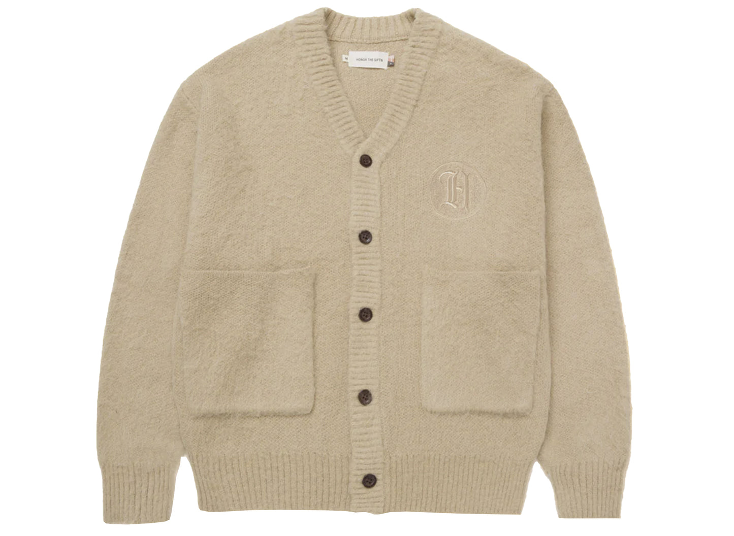 Honor the Gift Stamped Patch Cardigan