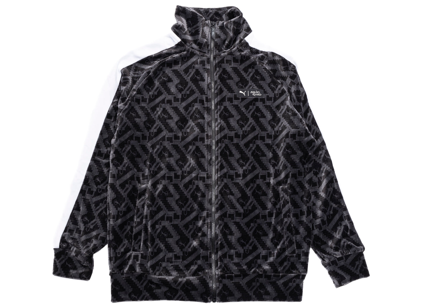 Chaqueta deportiva icónica T7 de Puma x Squid Game en negro