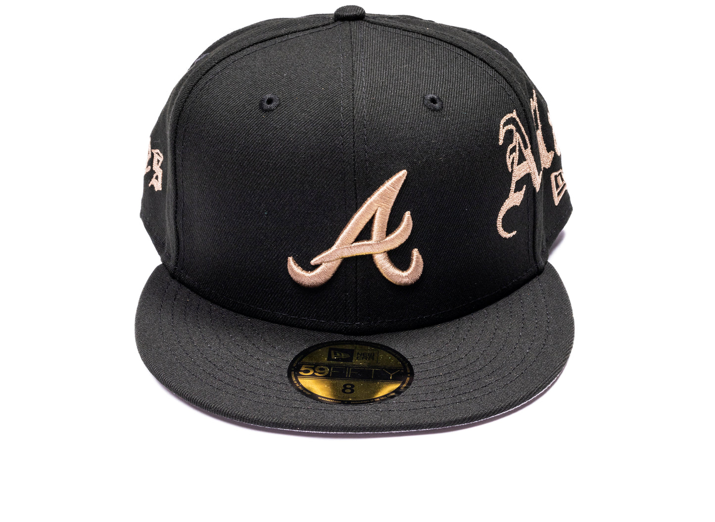 New Era MX Heritage Atlanta Braves 59Fifty Fitted Hat in team colors, unisex cap