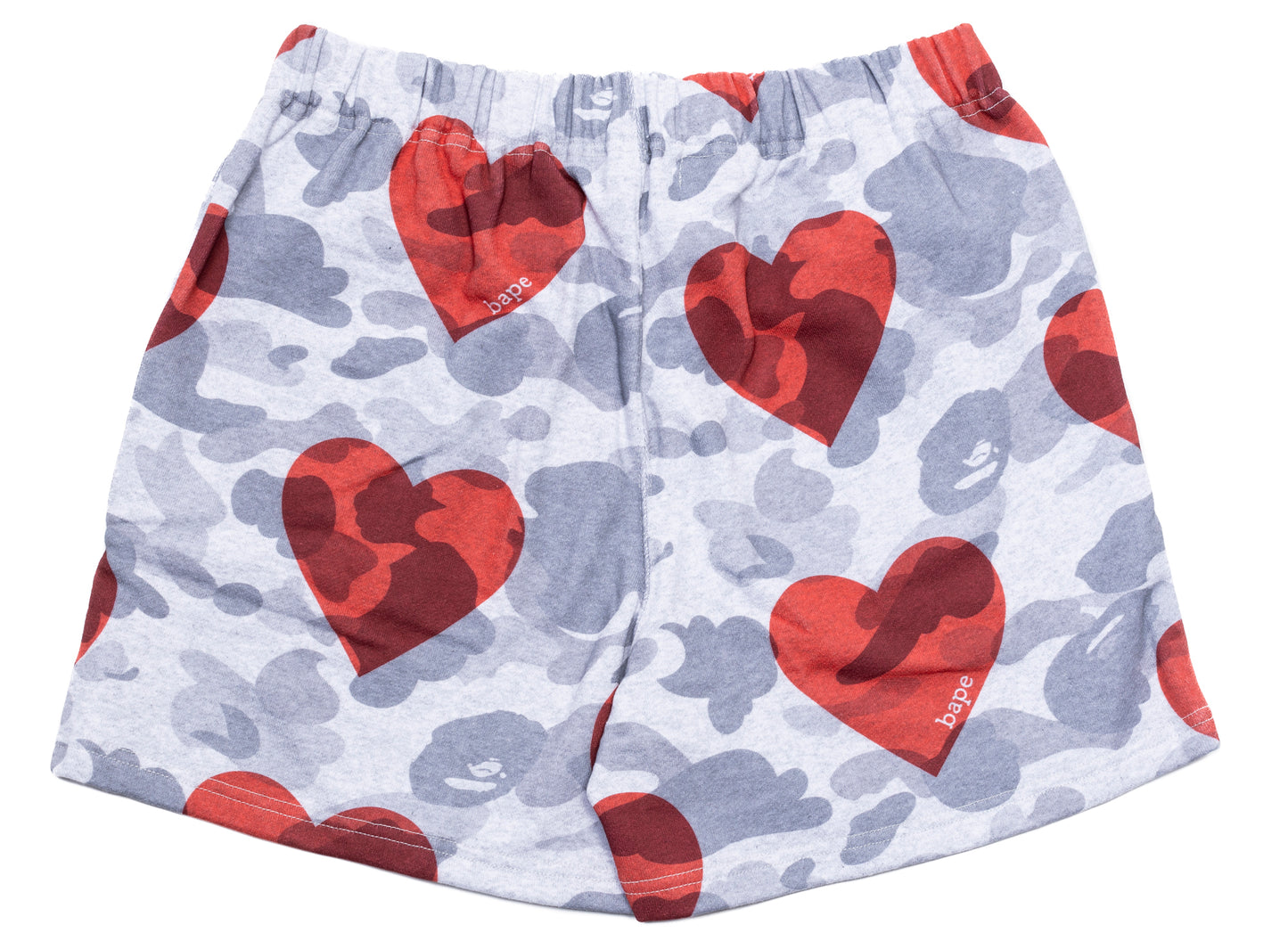 Pantalón Corto de Felpa "I Love Bape" A Bathing Ape para Mujer
