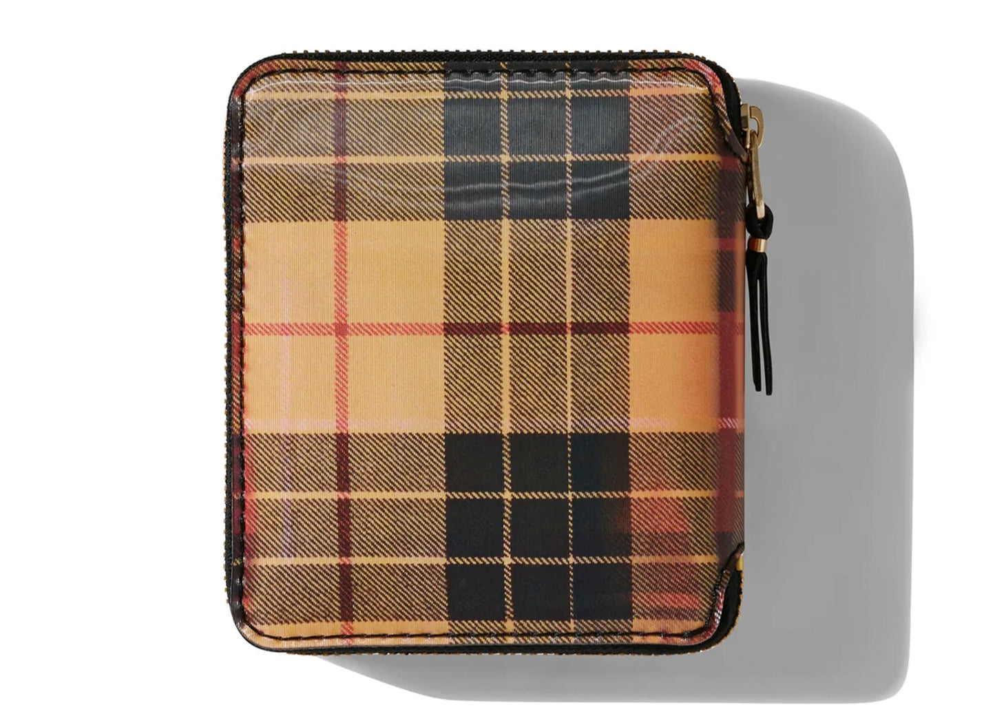 Cartera Comme des Garçons Lenticular Tartán SA2100 'Rojo/Amarillo'