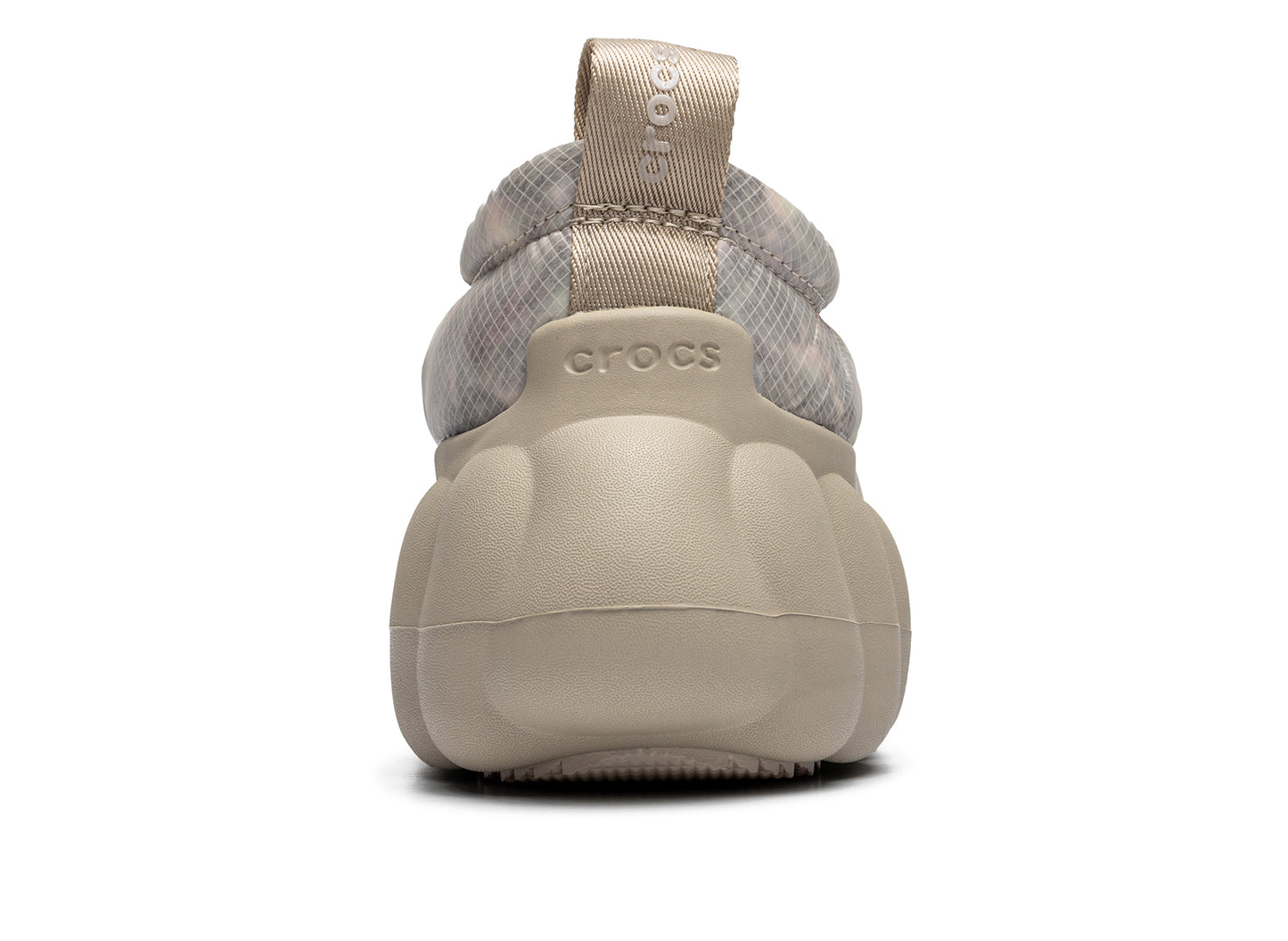 Crocs Overpuff Translucent Shorty in White - Damaged