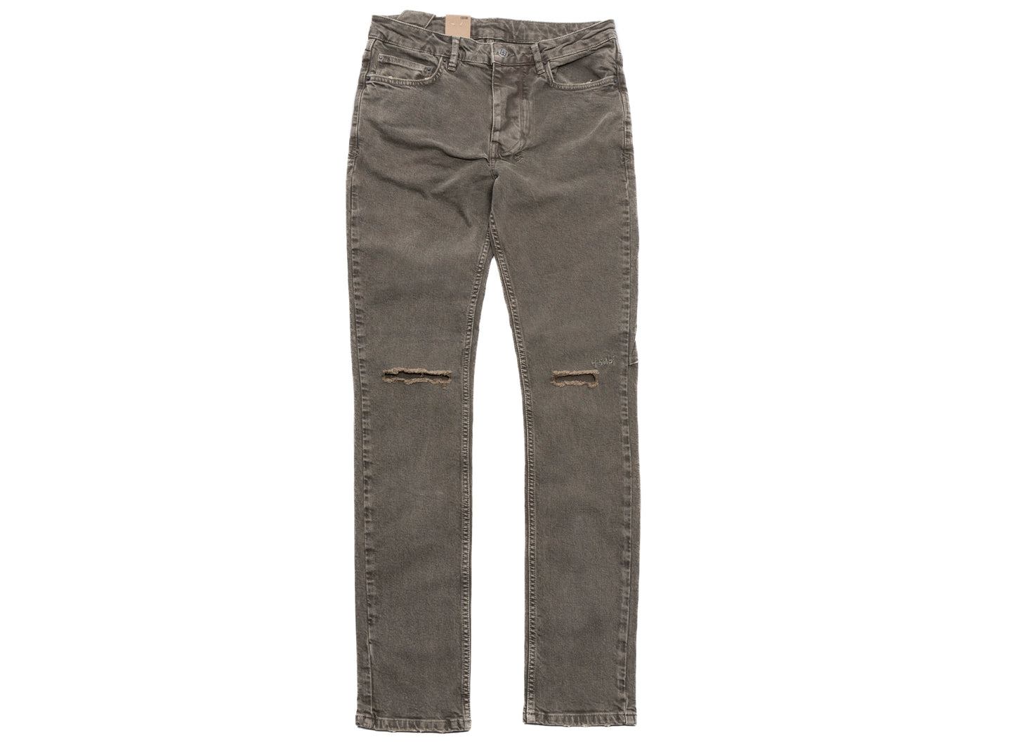 Vaqueros Ksubi Chitch teñidos en color caqui