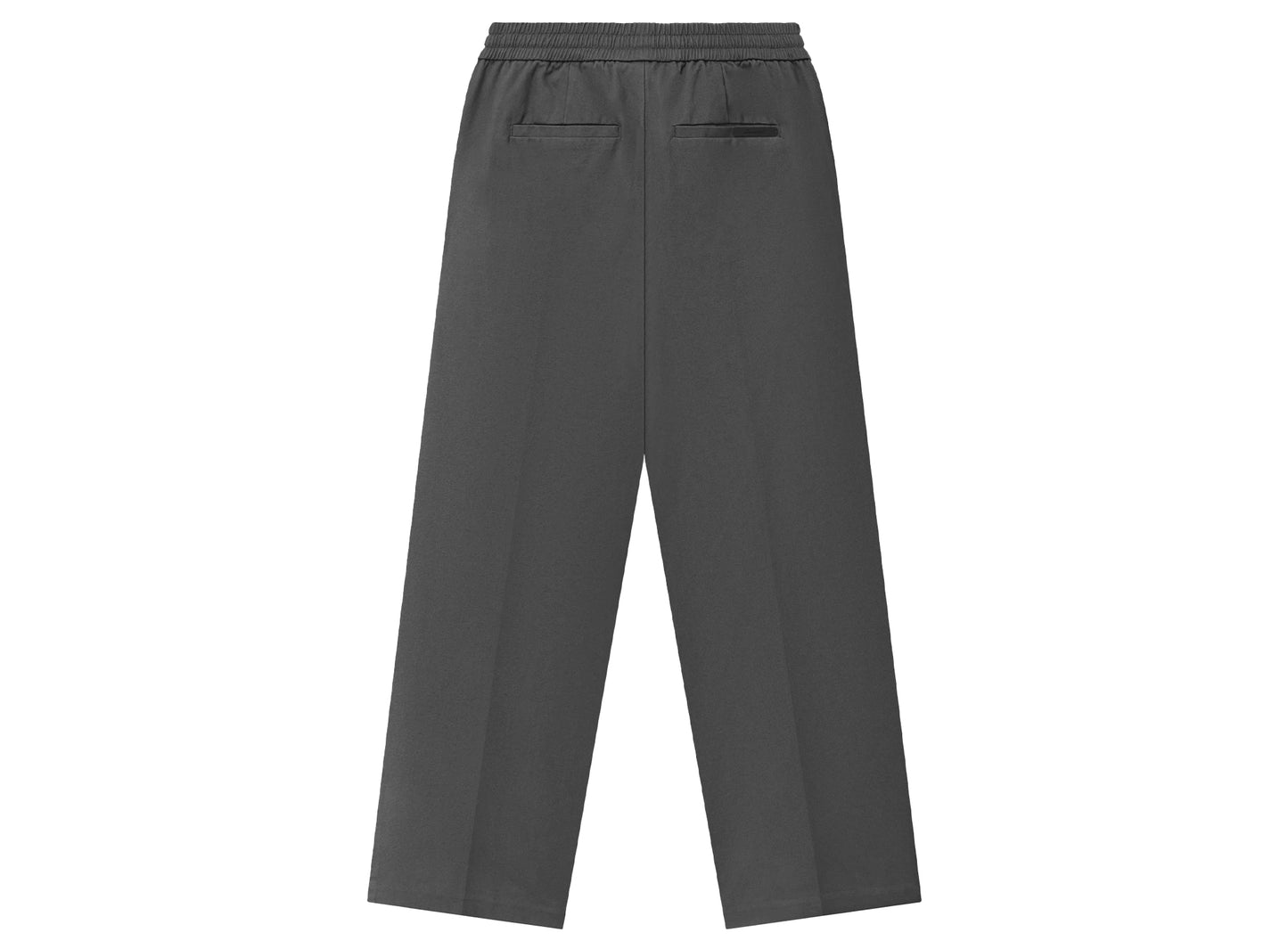 Fear of God Essentials Pleat Front Drawstring Pant in Iron Grey