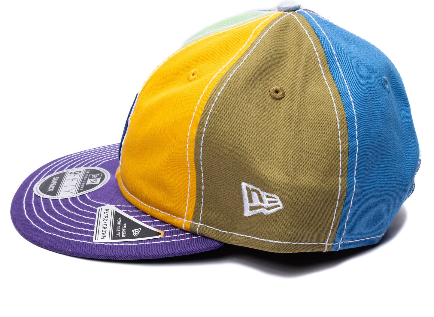 New Era x Sean Wotherspoon Los Angeles Dodgers Retro Crown 9Fifty Snapback Hat in Multi-Color
