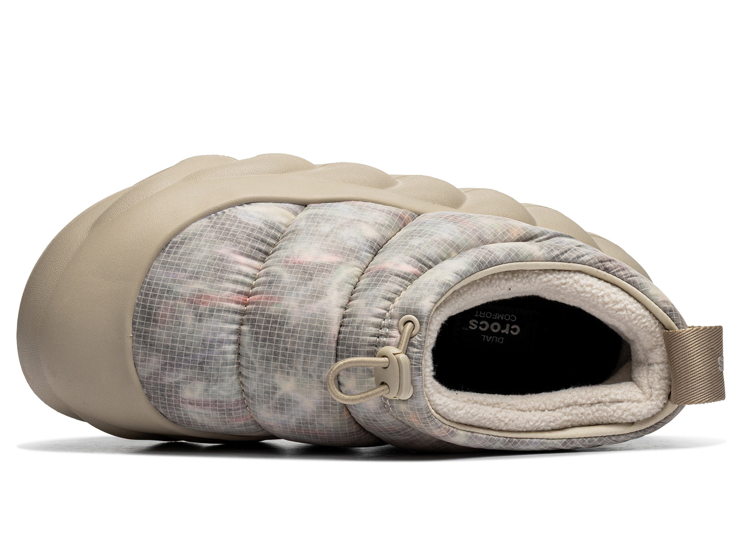 Crocs Overpuff Translucent Shorty in White - Damaged