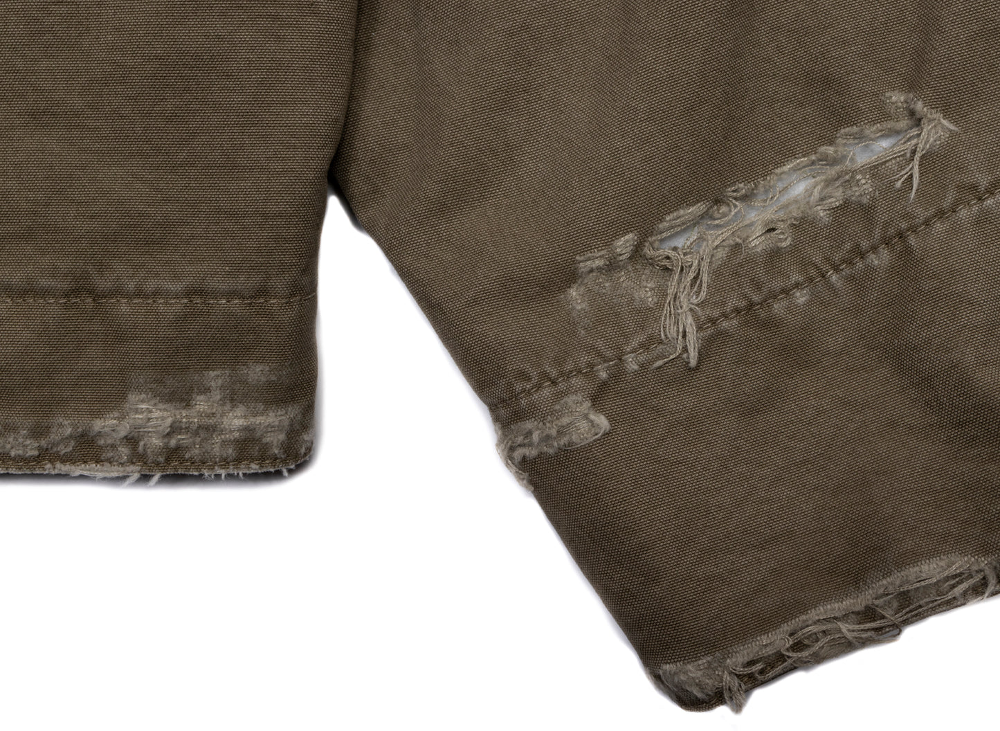 Maison Margiela MM6 Wattierte Canvas Hemdjacke