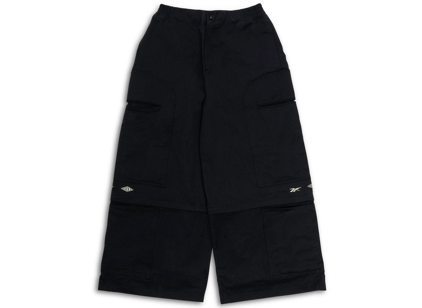 Pantalones Reebok x Chukwu con cierre en color negro