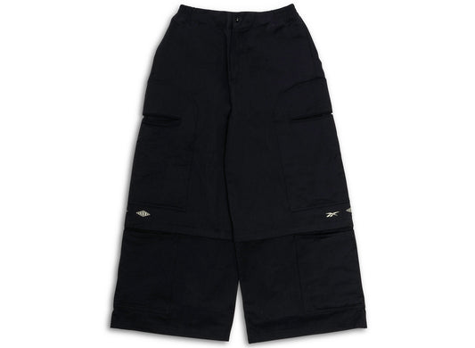 Reebok x Chukwu Zip-Hose in Schwarz