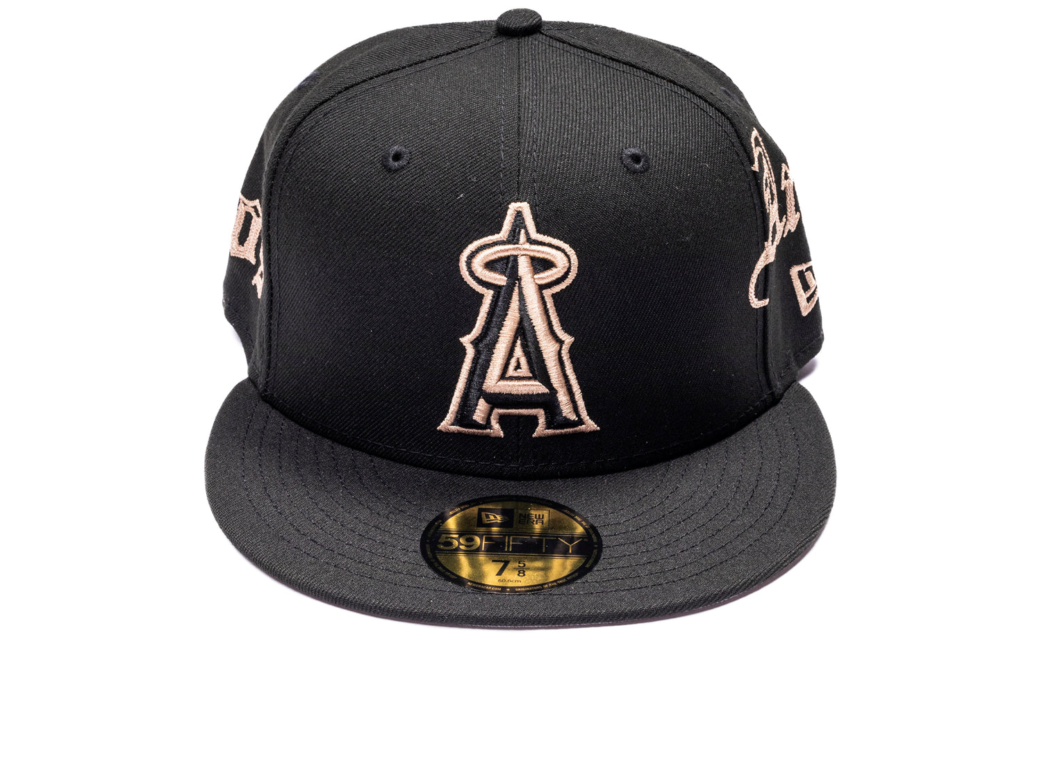 New Era MX Heritage Anaheim Angels 59Fifty Fitted Hat in team colors, unisex cap
