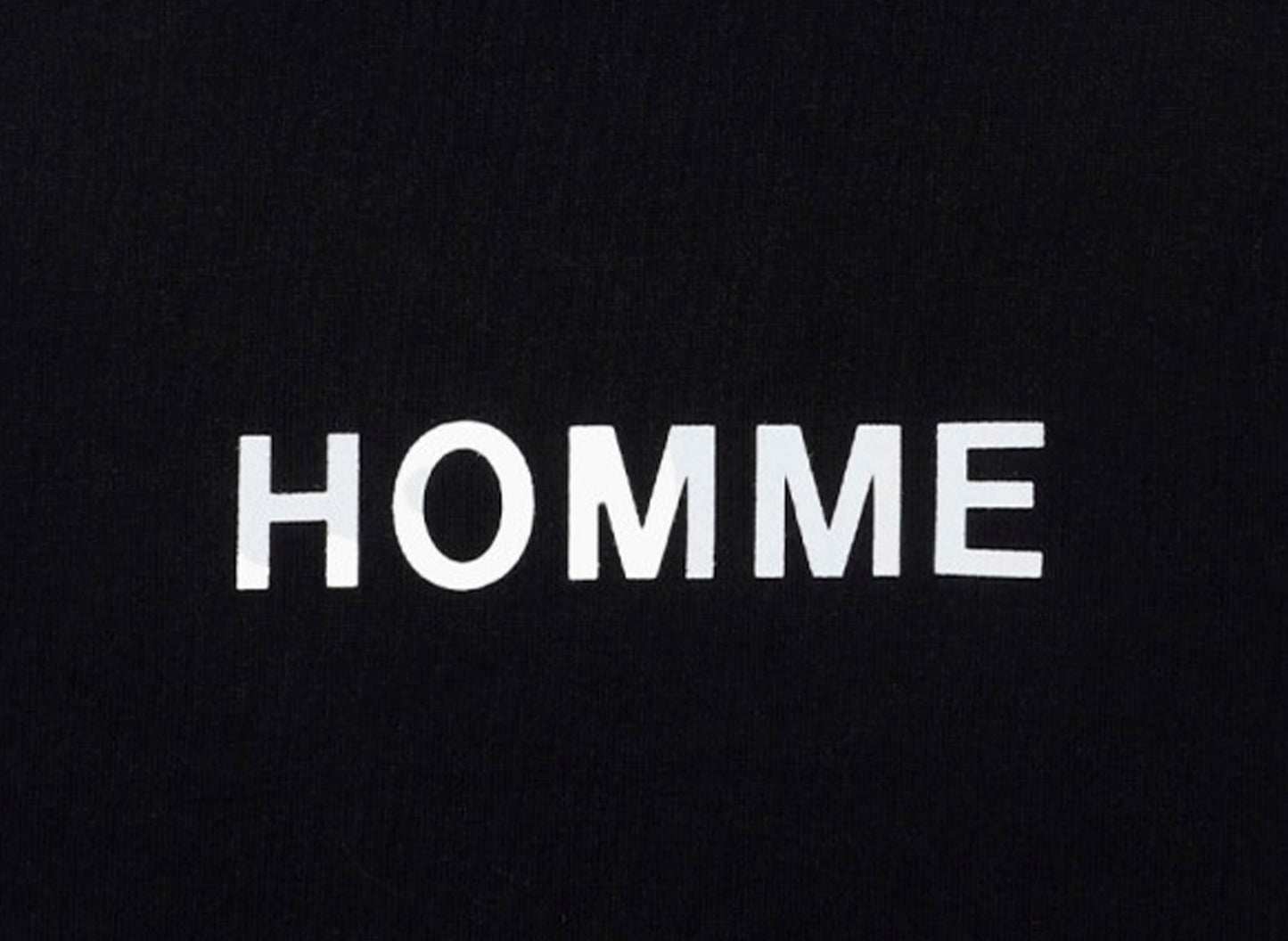 Comme des Garçons HOMME Logo T-Shirt in Black v1