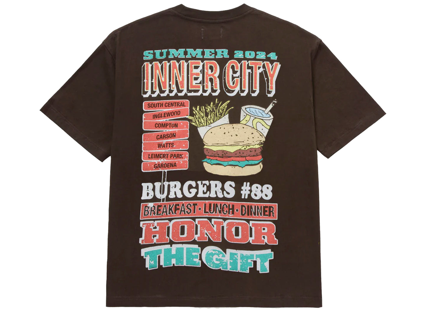 Camiseta Honor the Gift HTG Burgers