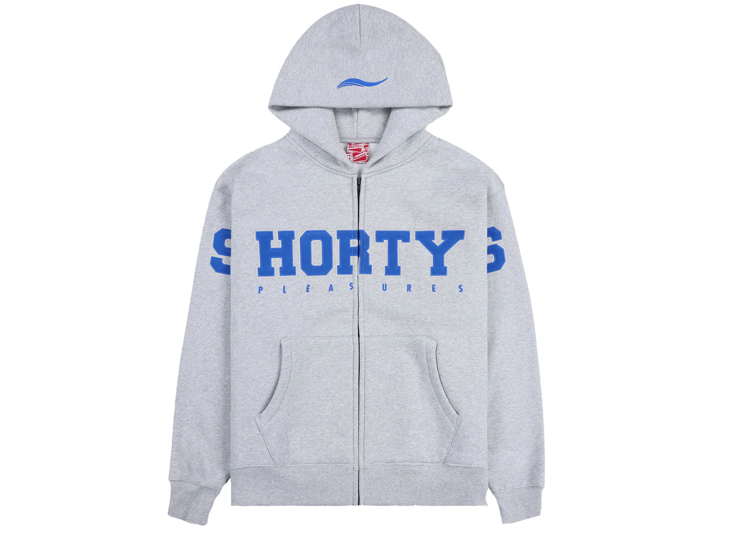 Pleasures Wave Zip-Hoodie in Grau