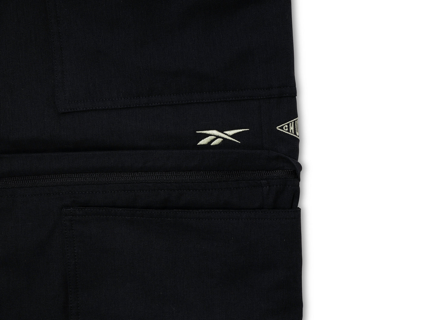 Pantalones Reebok x Chukwu con cierre en color negro