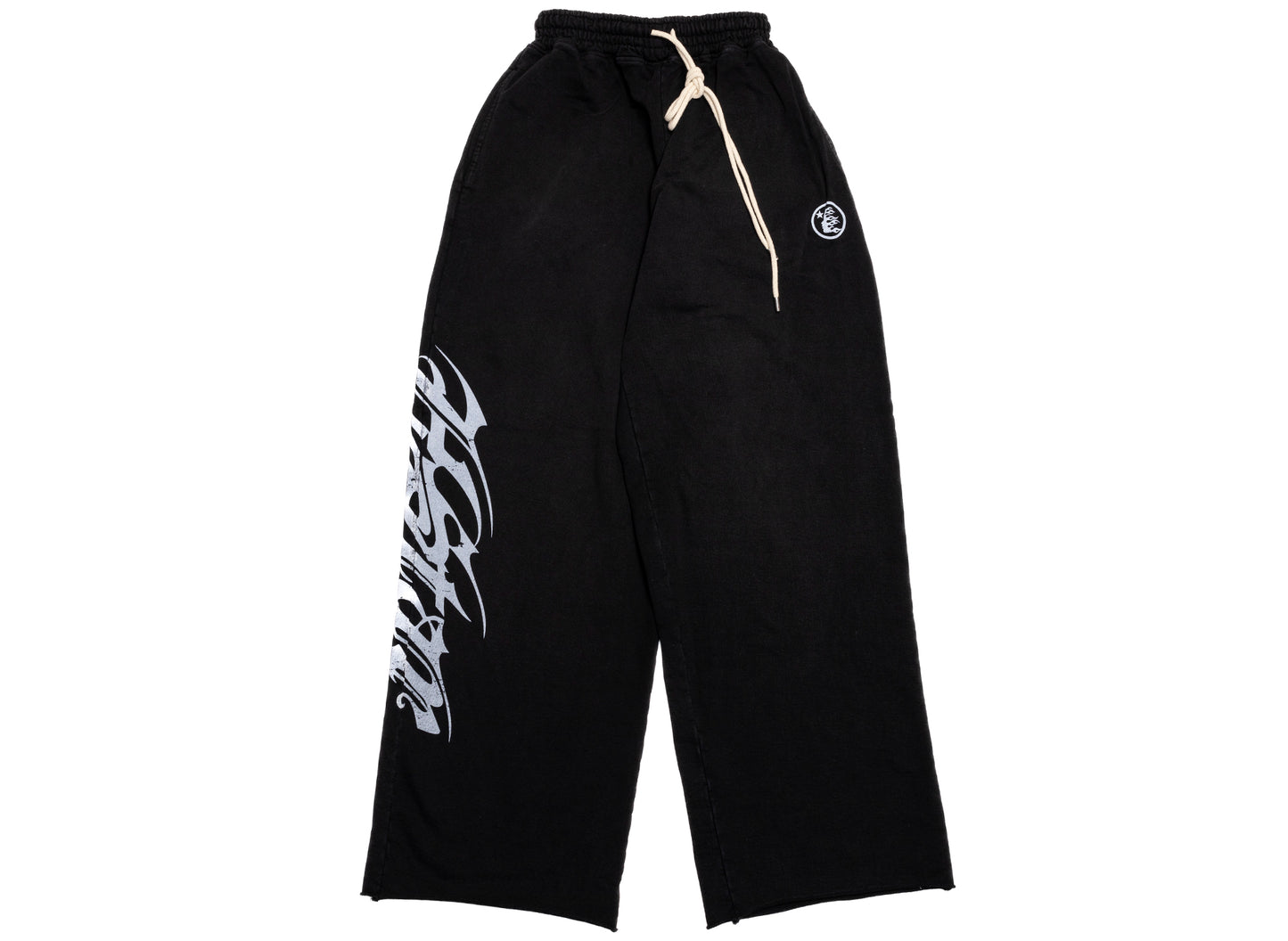 Hellstar Hstar Gothic Sweatpants in Black, front view