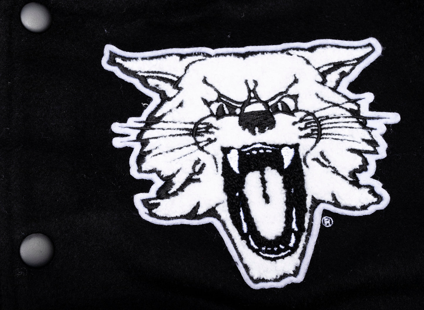 Chaqueta universitaria Mitchell & Ness NCAA Blackout Collection Kentucky Wildcats