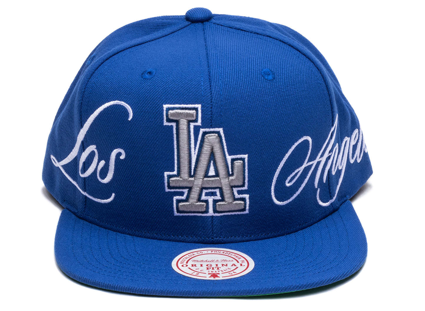 Mitchell & Ness Just Don Lux Script Dodgers Snapback Cap
