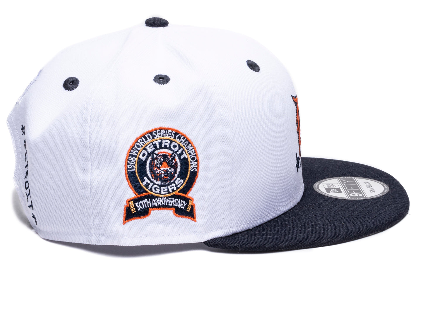 Gorra ajustable New Era Official Doodles Detroit Tigers