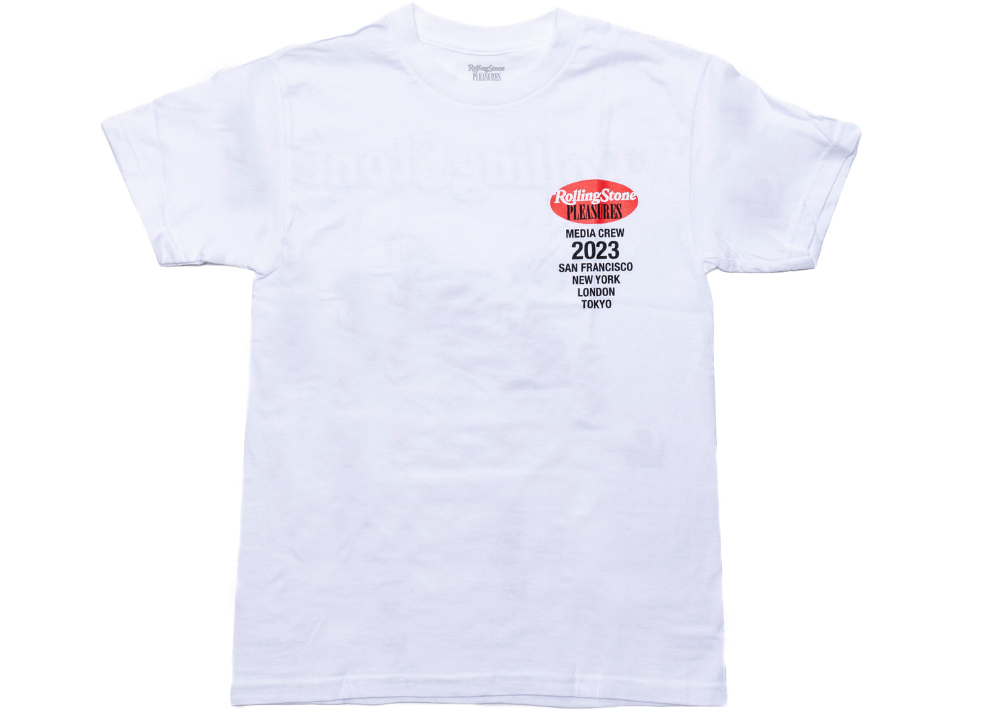 Pleasures Rolling Stone T-Shirt in Weiß