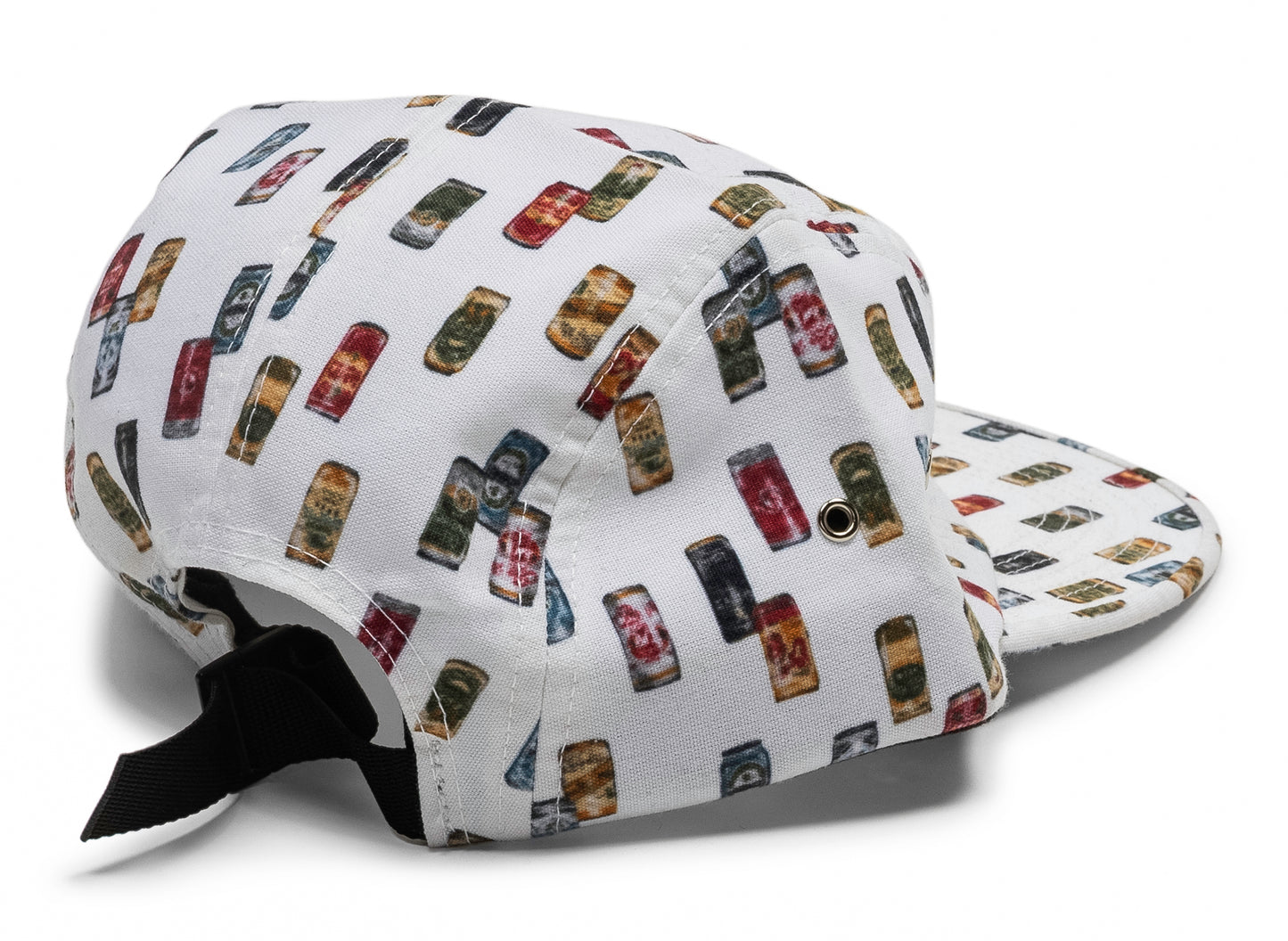 Gorra con cierre trasero de Acapulco Gold con estampado integral Built to Fit en blanco