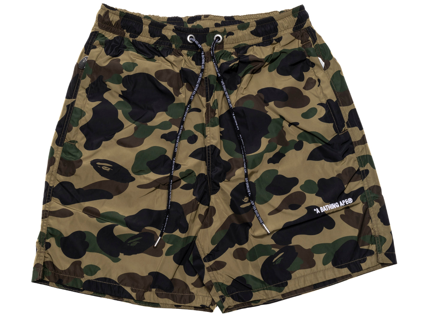 Bermudas A Bathing Ape 1st Camo para playa en verde
