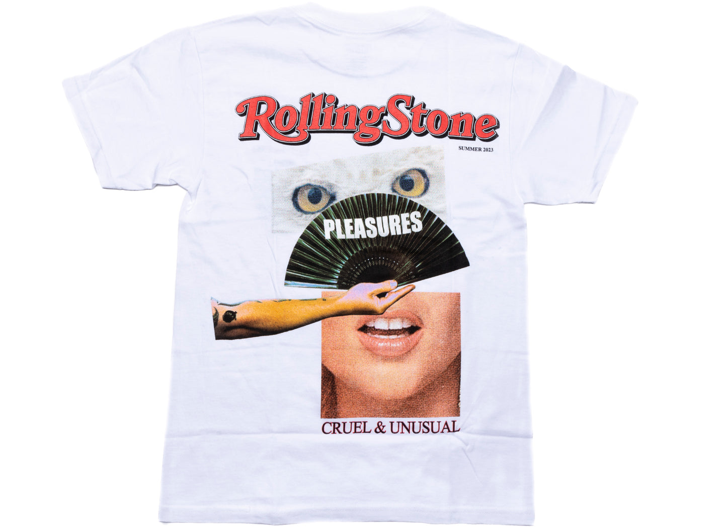 Pleasures Rolling Stone T-Shirt in Weiß