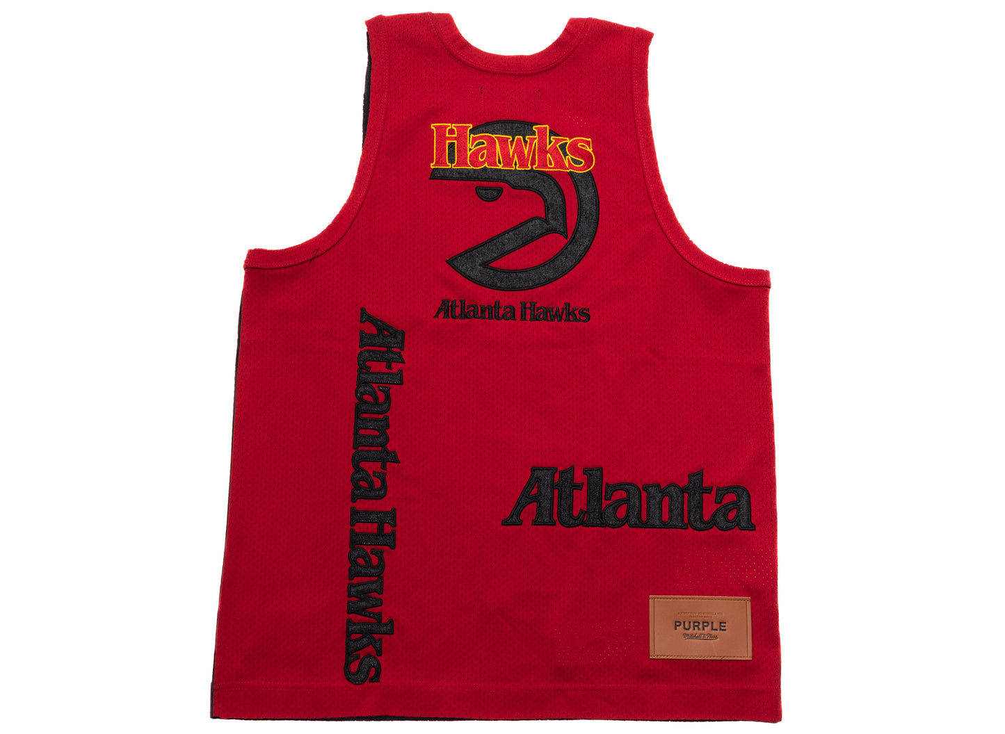 Camiseta de malla Purple Brand Atlanta Hawks