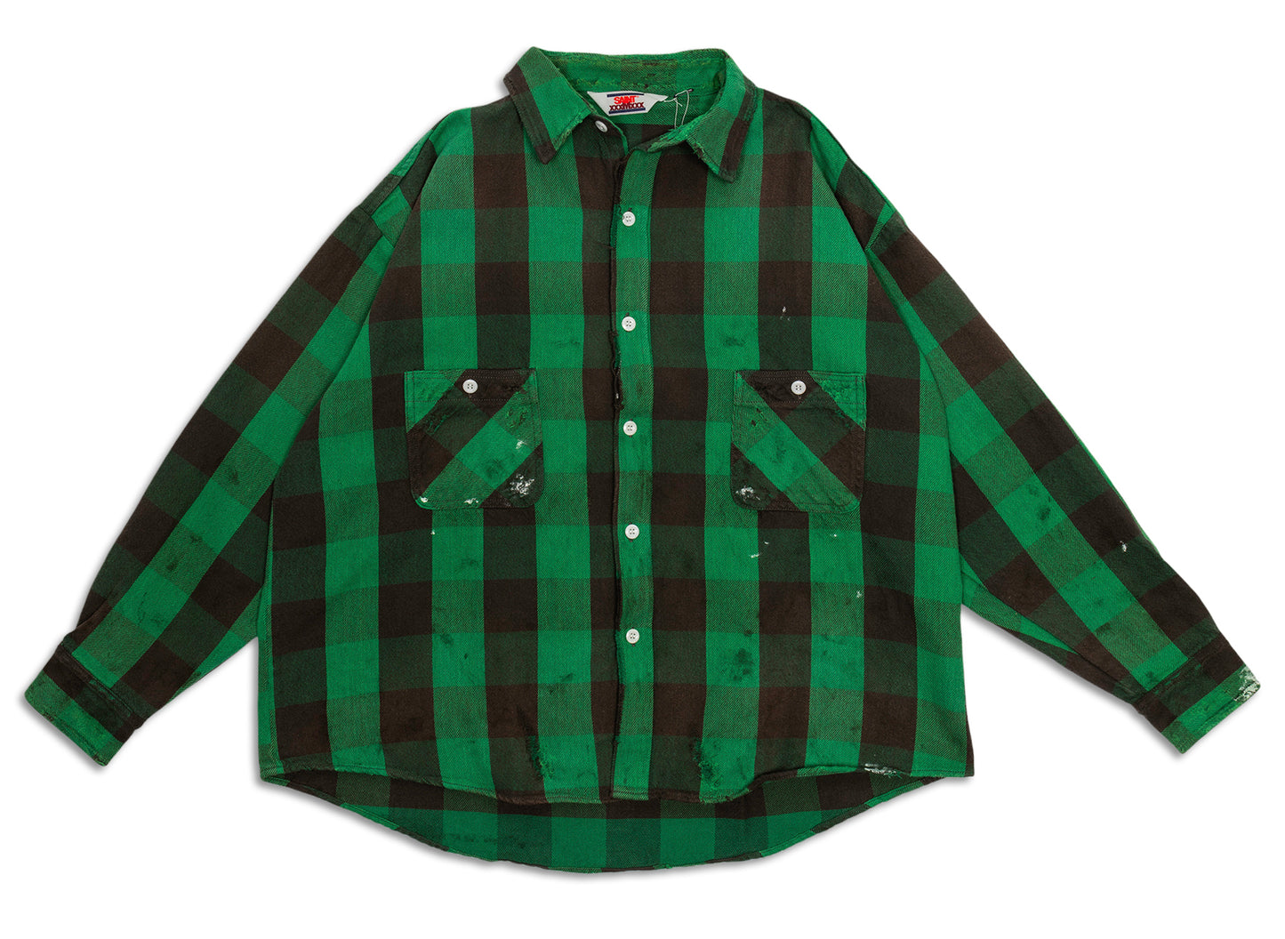 Camisa de franela Saint Michael en verde